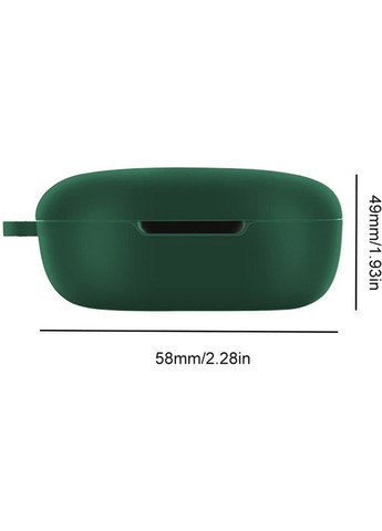 Чохол для навушників Silicon для Xiaomi Redmi Buds 4 Lite Dark Green (709584) BeCover (323132309)