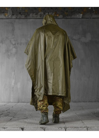 Тактичний пончо-дощовик No Brand (363187407)
