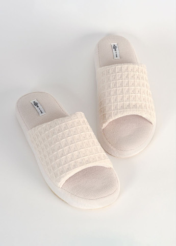 Белые тапочки женские с открытым носком tina MVM