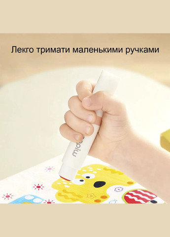 Маркеры смываются с круглым кончиком со штампиками 6 цветов (MD3385) MiDeer (338435330)