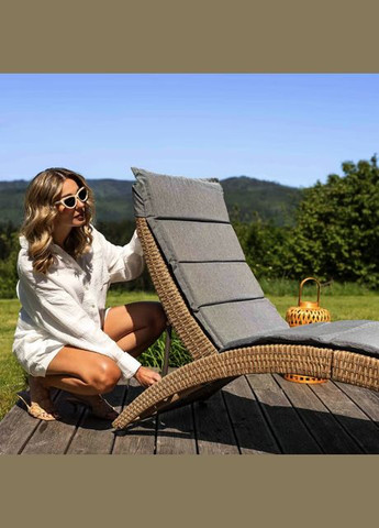 Садовий шезлонг Ciampino бежево/сірий Di Volio (301538551)