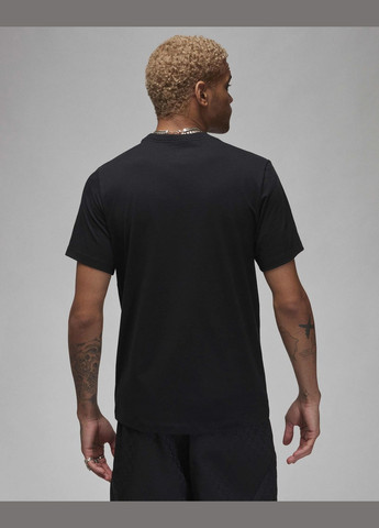 Черная футболка мужская core blank short-sleeve crew aq2366-010 черная Jordan