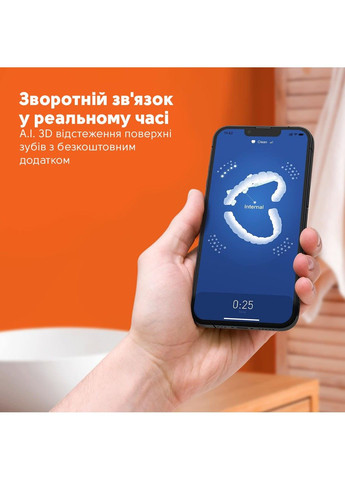 Електрична зубна щітка S3 Smart 4 насадки та футляр dark blue Bitvae (306631870)