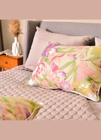 Подушка пухова 50х70 см пух перо натуральний наповнювач тканина бавовна IDEIA (334727053)