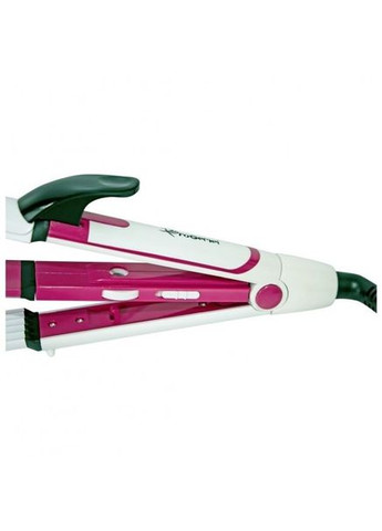 Стайлер для волосся 3 в 1 плойка щипці прасок ефект гофре GM 2921 Pro Білий Gemei (306716605)