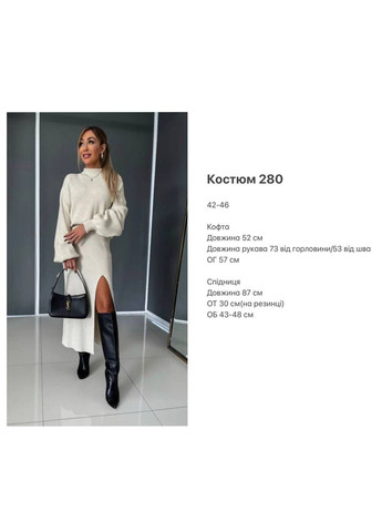 Жіночий костюм спідничний No Brand (361954021)