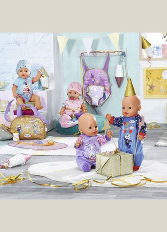 Одяг для ляльки Святковий комбінезон (синій) BABY born (344449199)