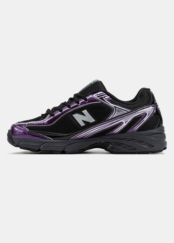 Черные демисезонные кроссовки мужские и женские new balance 509 black purple silver | нью баланс 509 черные No Brand