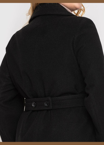 Чорне демісезонне Пальто Віола чорний 0355 Vlavi