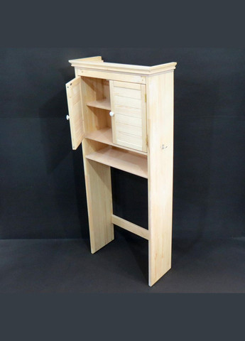 Стеллаж над унитазом из дерева Азрак бланже (СУТ-001301) No Brand (328293292)