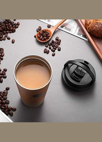 Термокухоль з напувалкою та ручкою нержавіюча сталь 400 мл (1756374541) No Brand (329723647)