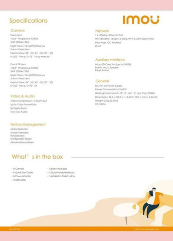 Бездротова IP-камера Ranger Dual (IPC-S2XP-6M0WED) IMOU (301884110)