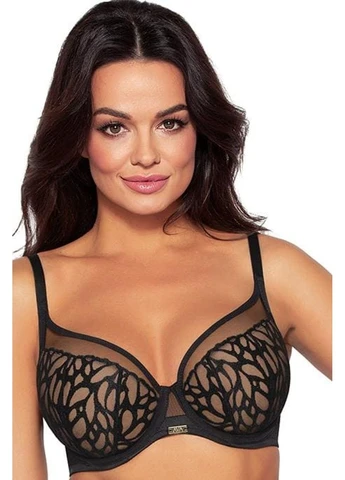 Чёрный бюстгальтер push up monarch av 2055 Ava