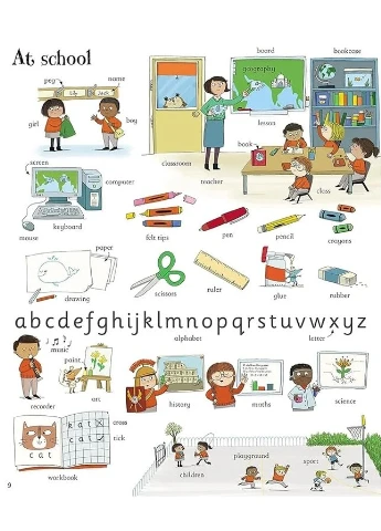Big Book of English Words Usborne Publishing (370108936)