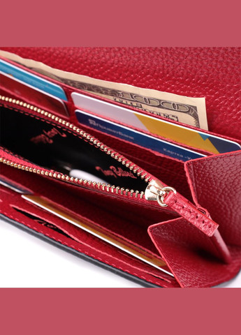 Містке портмоне для жінок із натуральної шкіри чорний 22887 Tony Bellucci (329195349)