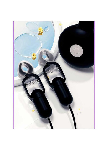 Черные зажимы для сосков с вибрацией "GALAKUin" USB 10 режимов - Садо-мазо No Brand (368893431)