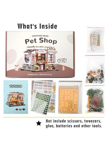Румбокс Зоомагазин інтерьерний конструктор Pet Shop TSZH218 No Brand (362452743)
