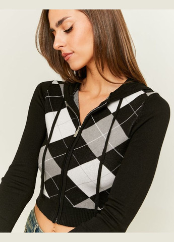 Черный кардиган Tally Weijl однотонный (303321294)