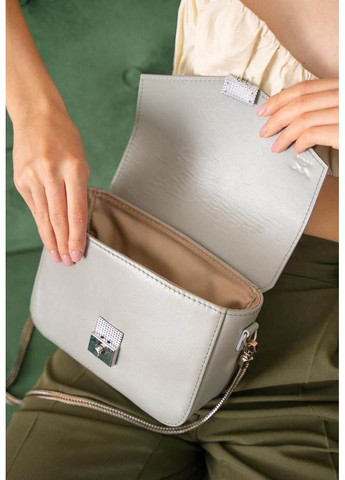 Жіноча шкіряна сумочка Yoko сіра The Wings (348358720)