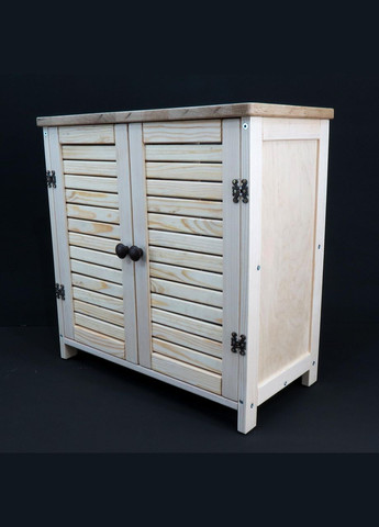 Тумба под раковину из дерева Касаи 60х60х30 бланже (ТТУ-6630301) No Brand (328293794)