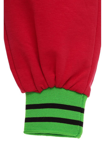 Красные летние джоггеры штаны для девочки трикотажные в-9 красный 134 см (37393) BABYKROHA