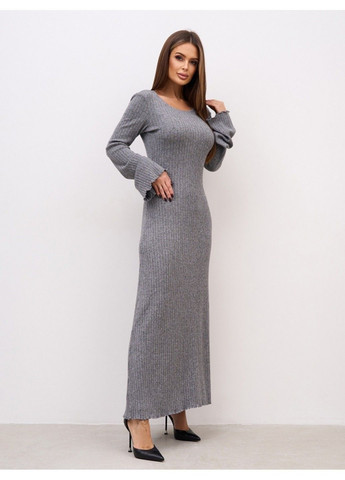 Серое повседневный платье issa pus a-679 серый ISSA PLUS