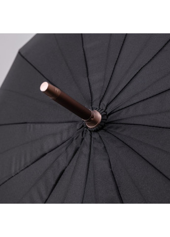 Чёрный классический зонт-трость с чехлом полуавтомат из полиэстера прочный надежный 12 спиц диаметр 120 см hp-23-16b Yiwu (369673449)