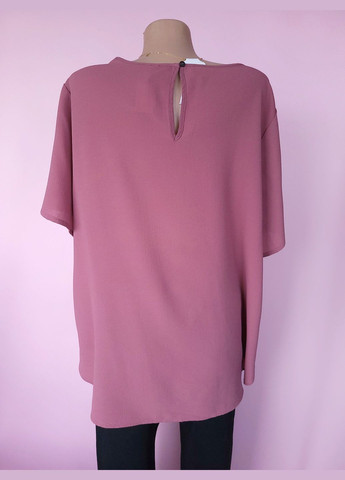 Темно-рожева літня блузка жіноча oversize однотонна Only