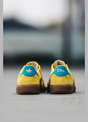 Желтые демисезонные кроссовки мужские adidas Bermuda x END
