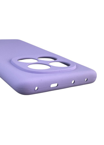 Чехол для Redmi Note 14 Pro 5G силиконовый с микрофиброй на сяоми редми нот 14 про 5г сиреневый Xiaomi (366228396)