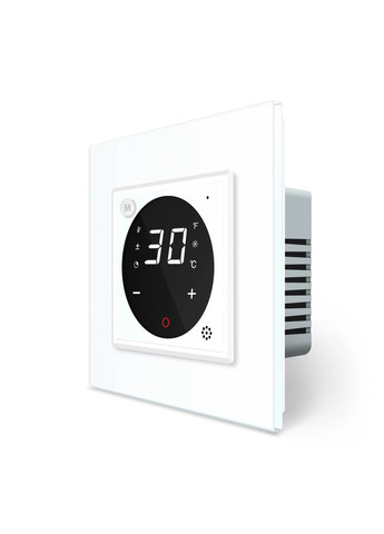 Комплект керування водяною теплою підлогою білий скло (VL-C7FCQ1-D88H3142-2WP) Livolo (371777260)