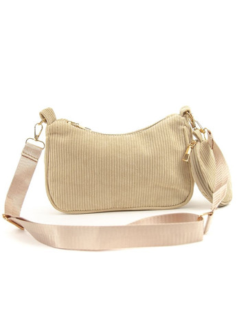 Сумка жіноча кросбоді через плече текстильна вельветова з гаманцем повсякденна RoyalBag P4-9620 (356181467)