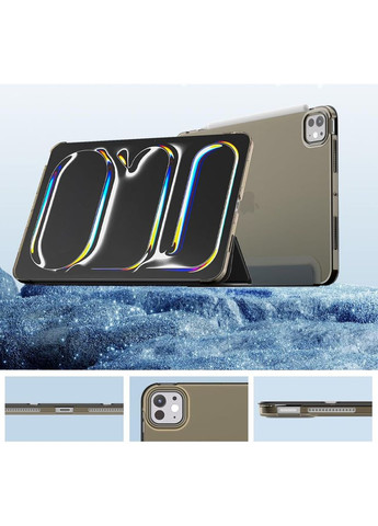 Чехол для планшета Tri Fold Hard Apple iPad Pro 11" M4 2024 Black (711726) BeCover (343249031)