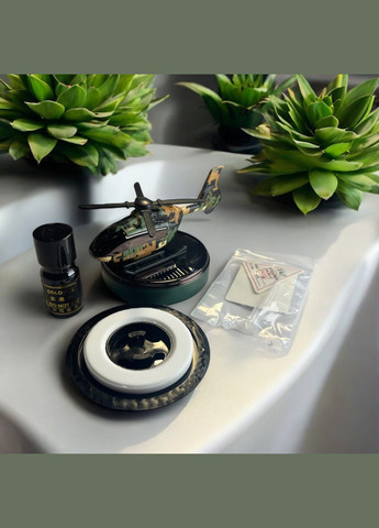 Ароматизатор для автомобіля KS-8 Вертоліт на сонячній батареї. Pixel-green VHG (360771904)