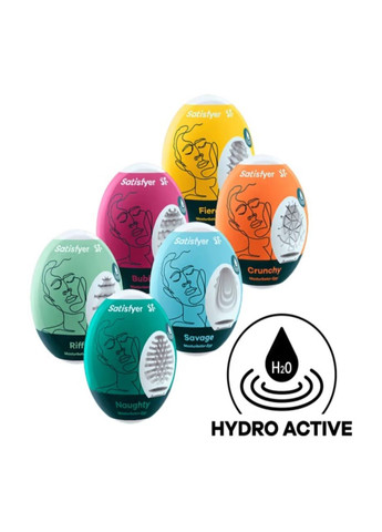 Самосмазывающееся яйцо мастурбатор Masturbator Egg "Chrunchy" Satisfyer (300372404)