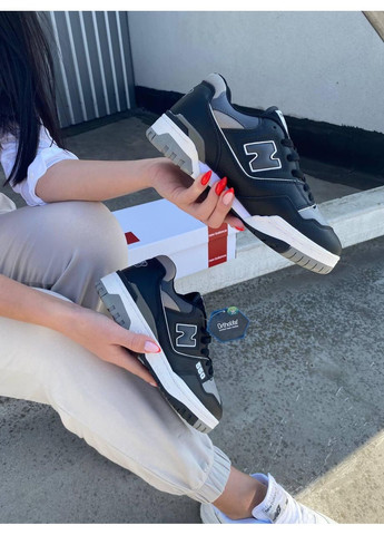 КРОСІВКИ ЖІНОЧІ NEW BALANCE 550 GREY BLACK НЬЮ БЕЛАНС 550 No Brand сірі демісезони (367167336)