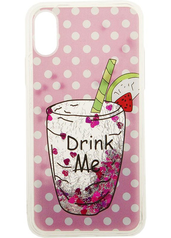 Чехолнакладка Liquid TPU Cases Apple iPhone X/XS Drink Me Toto (301782412)