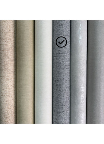 Флизелиновые обои виниловые серые однотонные ширина 1.06 для спальни, коридора, кухни, детской MARBURG (371776026)