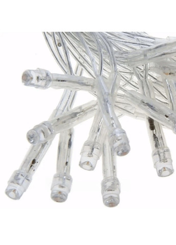 Светодиодная комнатная внутренняя гирлянда штора водопад на окно с работой от сети 3х1,5 м 240 LED (478591-Prob) Разноцветная Unbranded (307247521)