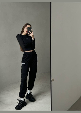 Женский костюм с топом и джогерами оверсайз Style Point (333801418)