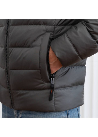 Графитовая зимняя мужская зимняя куртка большого размера SK