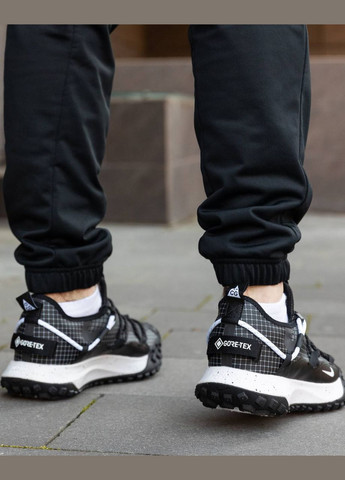 Черные всесезонные кроссовки Vakko Nike ACG Mounth Low Gore-Tex Black White