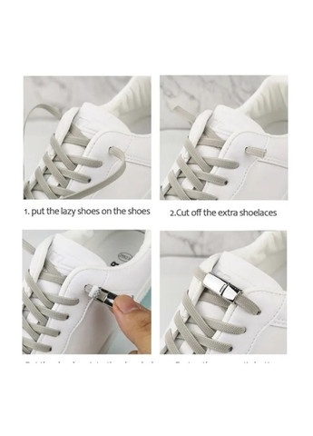 Еластичні шнурки без зав'язок з металевими пряжками China (356567181)