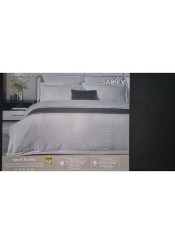 Постельное белье Borendo gri премиум жаккард евро Sarev (369369719)