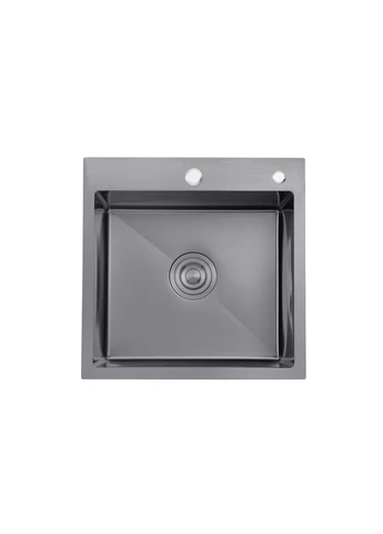 Комплект кухонної мийки KRP Schwarze - 5050HM PVD (3.0/1.0 мм) Kroner (336939269)