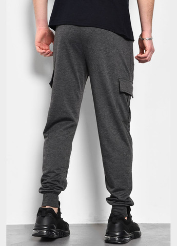 Спортивні штани чоловічі темно-сірого кольору Let's Shop (278761341)