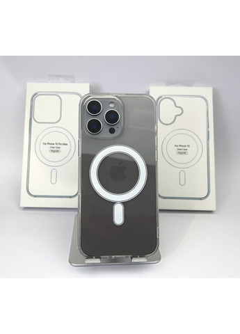 Чохол на на 16 PRO Clear case з MagSafe магнітний для айфон 16 ПРО Clear case No Brand (369388099)