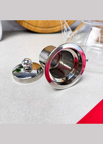 Скляний чайник для заварювання для газової плити 800 мл Kamille (316259965)