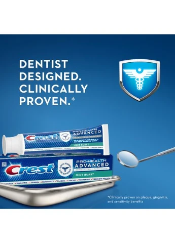 Відбілююча зубна паста Pro-Health Advanced Antibacterial Protection Toothpaste, Mint Burst, (141g) Crest (380446469)