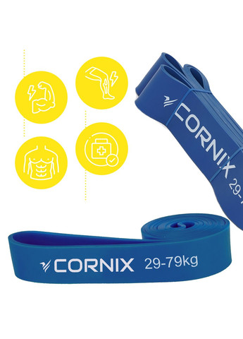 Эспандер-петля Power Band 64 мм 29-79 кг (резина для фитнеса и спорта) Cornix XR-0135 (340459309)